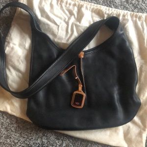Large UGG crossbody black bag